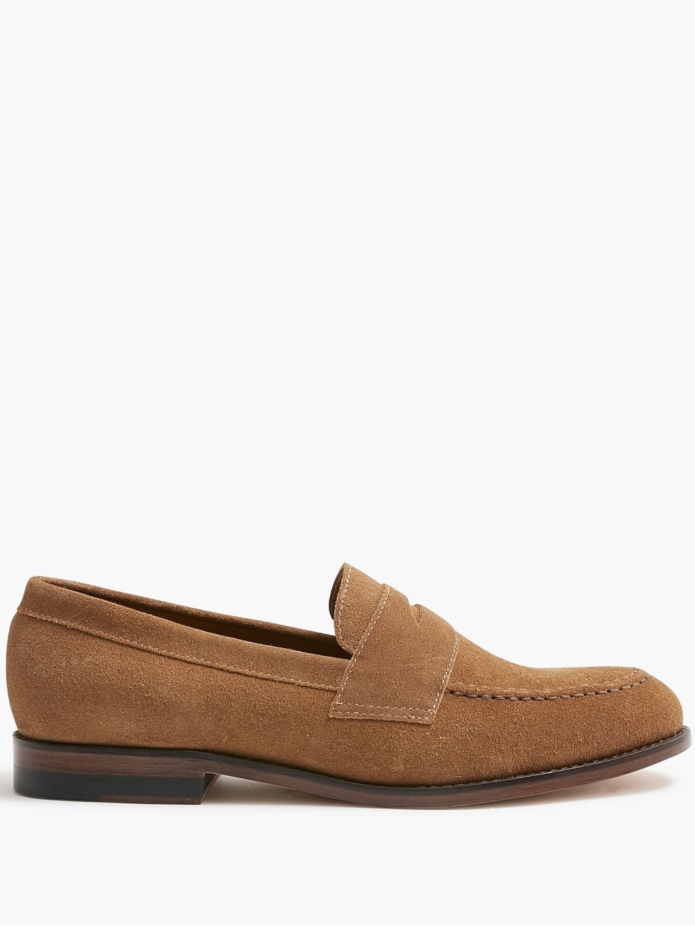 J. Crew Factory Suede Dress Loafers in Tostado Brown Size 13